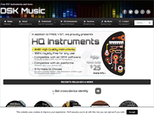 Tablet Screenshot of dskmusic.com